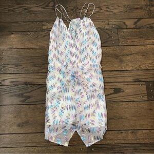 IRO Metallic Silk Y2K Ruched Sleeveless Cherrie Dress